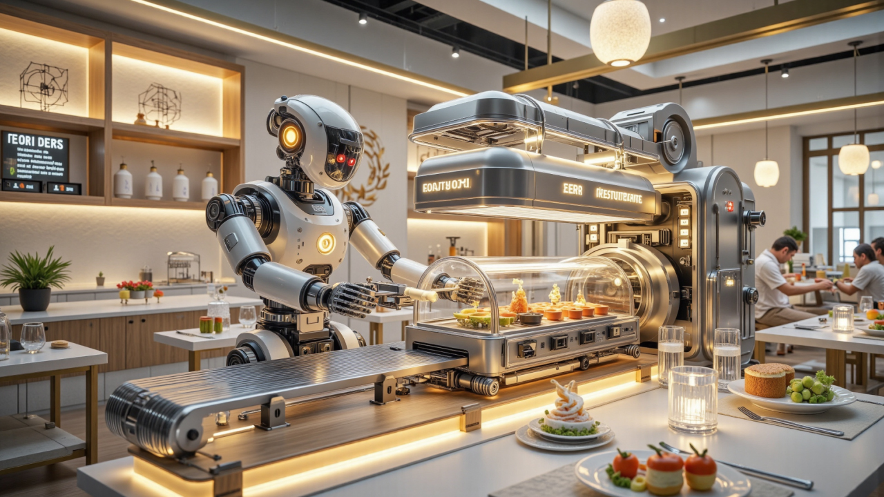 智能餐厅动画制作