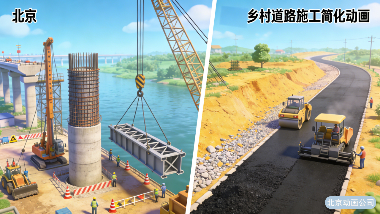 工程施工动画